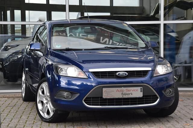 Blauw Gebruikt 2009 Ford Focus Cabriolet Titanium Cabriolet | € 3.700 (Super prijs) - Afbeelding 1/4