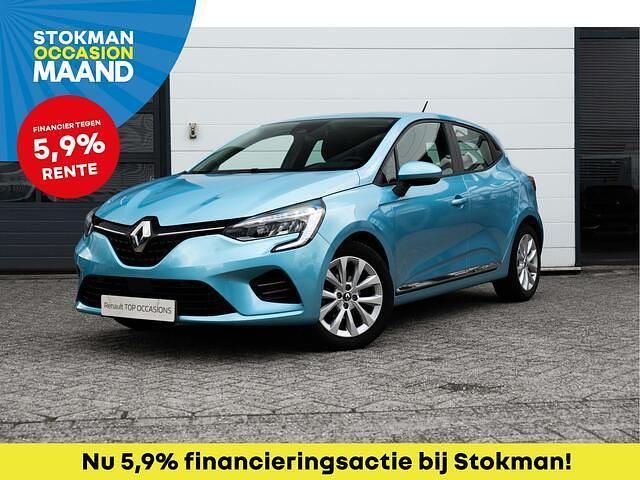 Blauw metallic Gebruikt 2019 Renault Clio IV Zen Hatchback | € 13.900 (Iets duurder) - Afbeelding 1/4