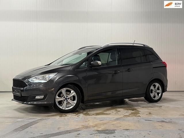 Grijs Gebruikt 2017 Ford Grand C-Max Titanium MPV | € 12.950 (Goede deal) - Afbeelding 1/4