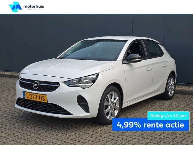 Wit Gebruikt 2021 Opel Corsa Edition Hatchback | € 12.430 (Eerlijke prijs) - Afbeelding 1/4