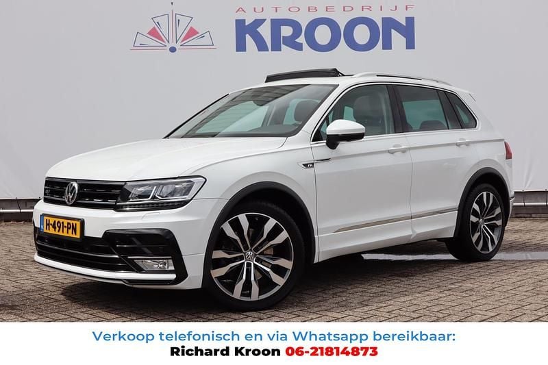 Wit Gebruikt 2017 VW Tiguan Highline SUV | € 22.900 (Goede deal) - Afbeelding 1/4