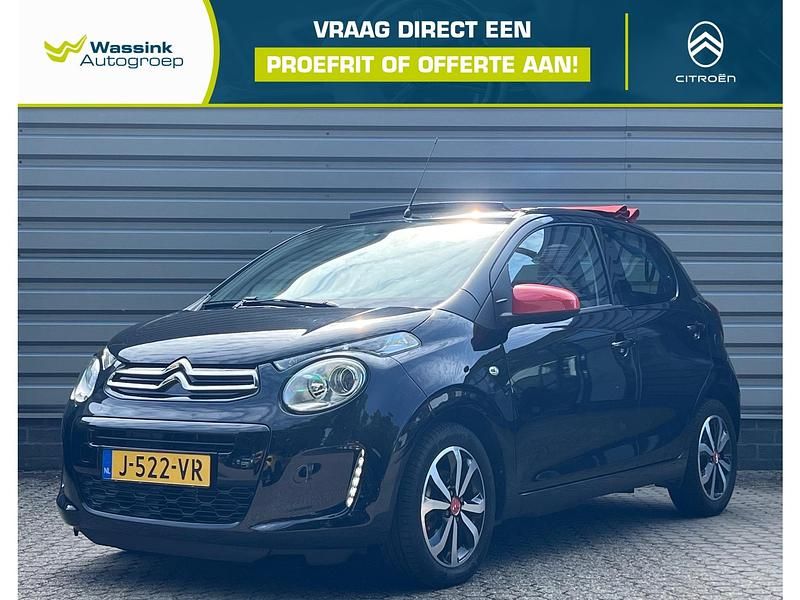 Zwart Gebruikt 2020 Citroën C1 Shine Hatchback | € 11.840 (Eerlijke prijs) - Afbeelding 1/4