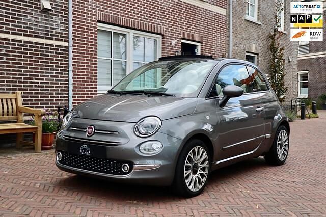 Grijs Gebruikt 2017 Fiat 500C Mirror Cabriolet | € 10.950 (Eerlijke prijs) - Afbeelding 1/4