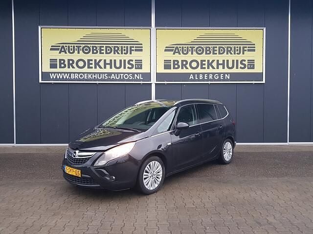Zwart (metallic) Gebruikt 2013 Opel Zafira Tourer Design Edition MPV | € 4.400 (Super prijs) - Afbeelding 1/4