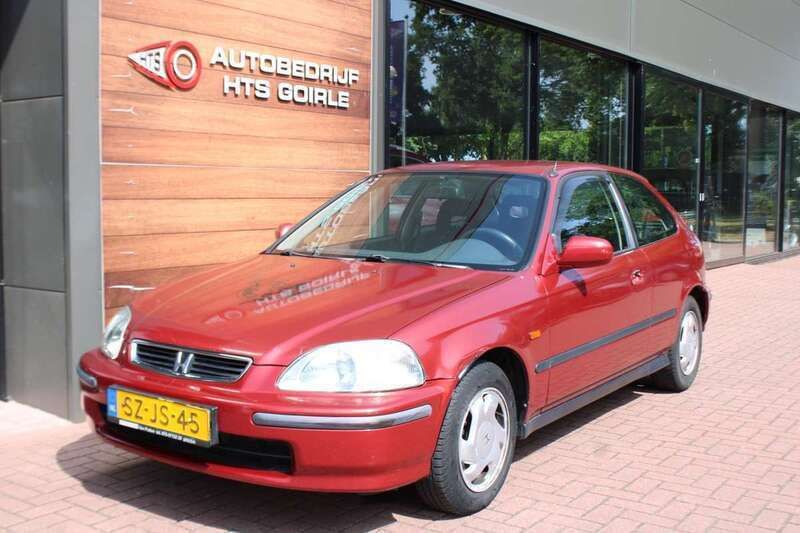 Rood Gebruikt 1998 Honda Civic Hatchback | € 850 (Super prijs) - Afbeelding 1/4