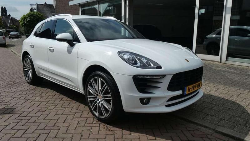 Wit Gebruikt 2017 Porsche Macan SUV | € 37.250 (Super prijs) - Afbeelding 1/4