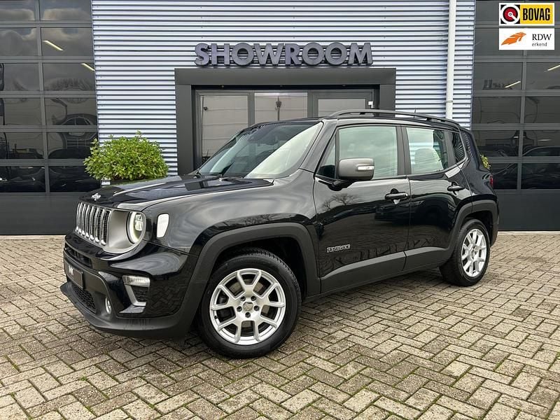 Zwart Gebruikt 2020 Jeep Renegade Limited SUV | € 20.895 (Eerlijke prijs) - Afbeelding 1/4