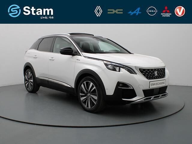 Wit Gebruikt 2019 Peugeot 3008 GT-line SUV | € 17.990 (Goede deal) - Afbeelding 1/4