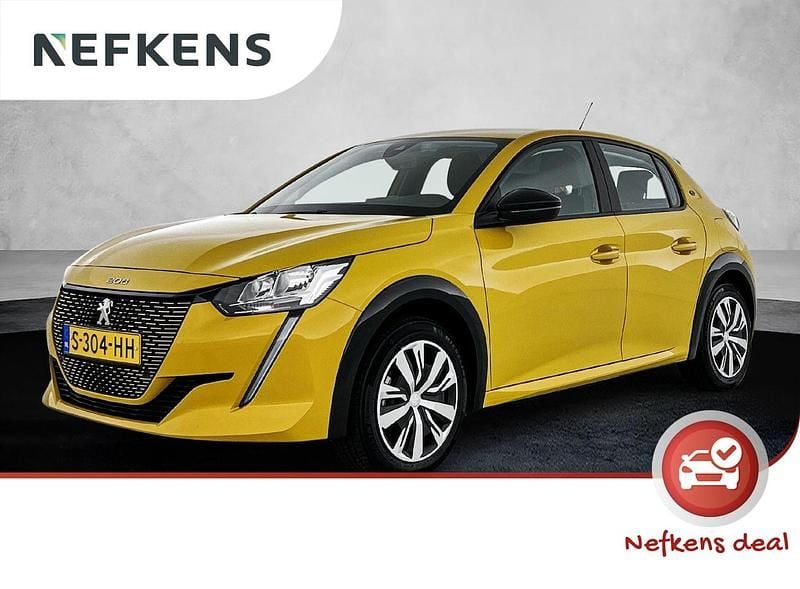 Geel Gebruikt 2023 Peugeot e-208 Active Hatchback | € 18.400 (Goede deal) - Afbeelding 1/3