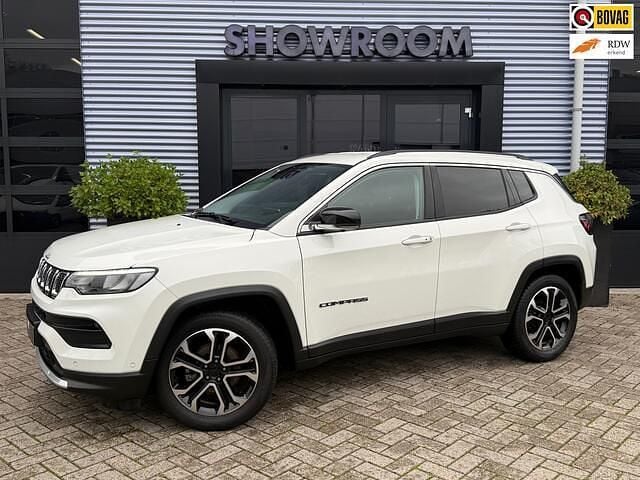 Wit Gebruikt 2022 Jeep Compass Limited SUV | € 24.900 (Goede deal) - Afbeelding 1/4