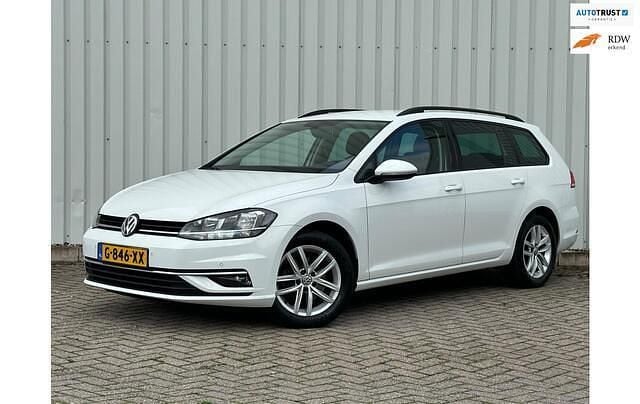 Wit Gebruikt 2019 VW Golf VII Highline Stationwagen | € 12.445 (Goede deal) - Afbeelding 1/4