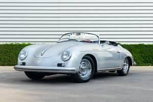 Zilversilver metallic Gebruikt 1957 Porsche 356 Cabriolet | € 345.000 - Afbeelding 1/4