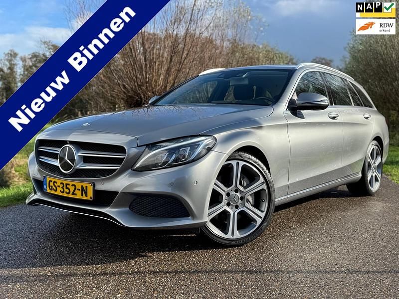 Grijs Gebruikt 2015 Mercedes C350 Edition Stationwagen | € 17.888 (Eerlijke prijs) - Afbeelding 1/4