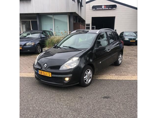 Zwart Gebruikt 2008 Renault Clio GrandTour Dynamique Stationwagen | € 1.295 (Eerlijke prijs) - Afbeelding 1/4
