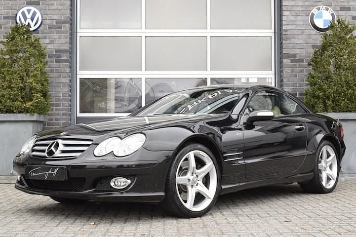 Occasion Mercedes SL500 2006 Zwart (metallic) Cabriolet