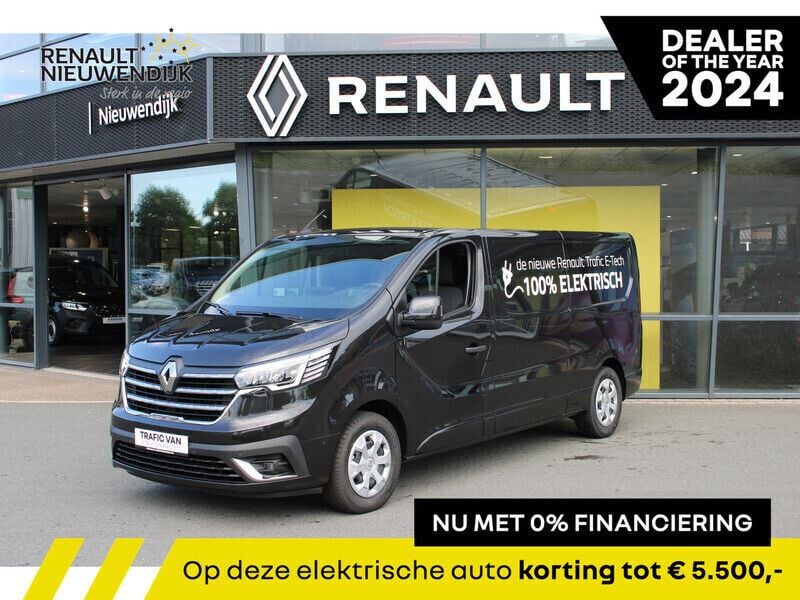 Noir midnight (zwart mica) Nieuw 2025 Renault Trafic Komfort Van | € 36.262 (Eerlijke prijs) - Afbeelding 1/4