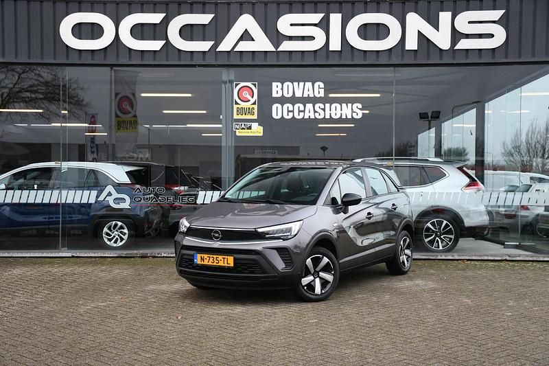 Grijs Gebruikt 2022 Opel Crossland Business Edition SUV | € 16.950 (Eerlijke prijs) - Afbeelding 1/4