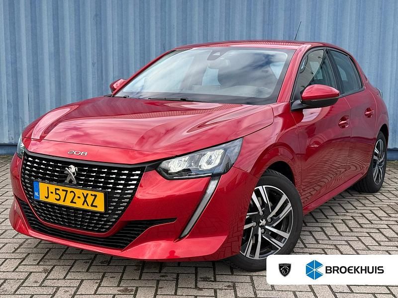 Rood Gebruikt 2020 Peugeot 208 Allure Hatchback | € 12.650 (Eerlijke prijs) - Afbeelding 1/4