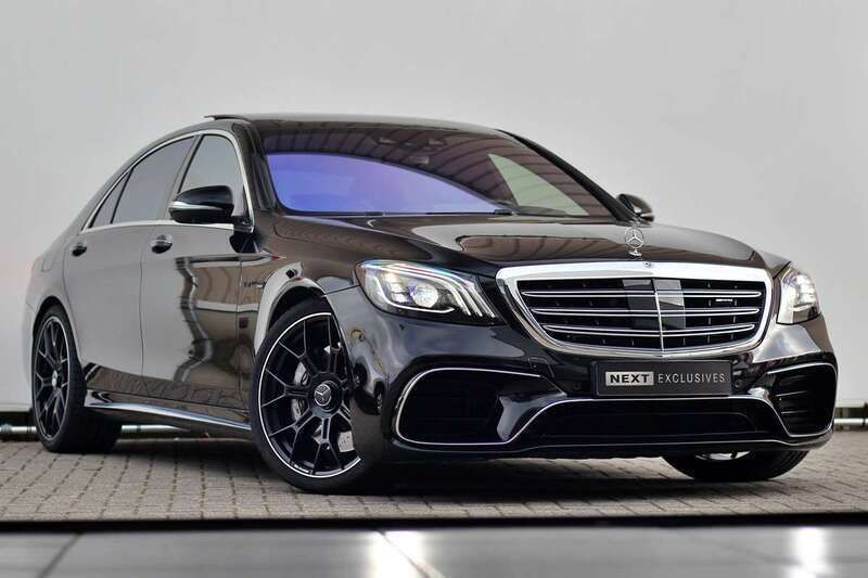 Zwart, metallic lak Gebruikt 2018 Mercedes S63 AMG Premium Plus Sedan | € 89.950 (Eerlijke prijs) - Afbeelding 1/4