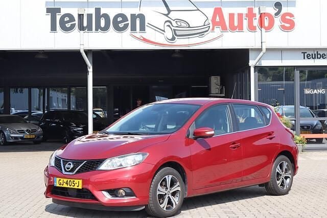 Rood Gebruikt 2015 Nissan Pulsar Hatchback | € 6.495 (Eerlijke prijs) - Afbeelding 1/4