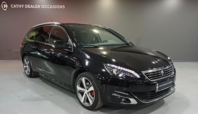 Occasion Peugeot 308 SW GT-line 131 PK (96 kW) 2015 Zwart (metallic) Stationwagen