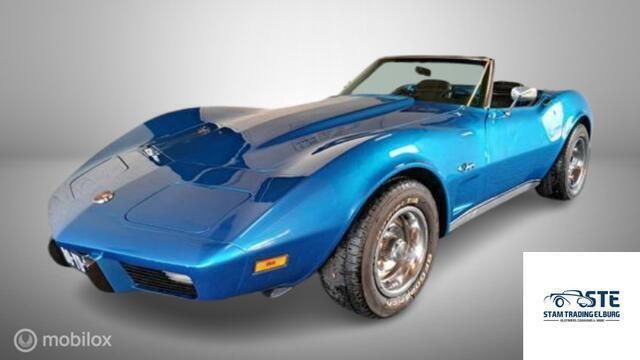 Blauw Gebruikt 1975 Chevrolet Corvette Stingray Cabriolet | € 29.950 - Afbeelding 1/4