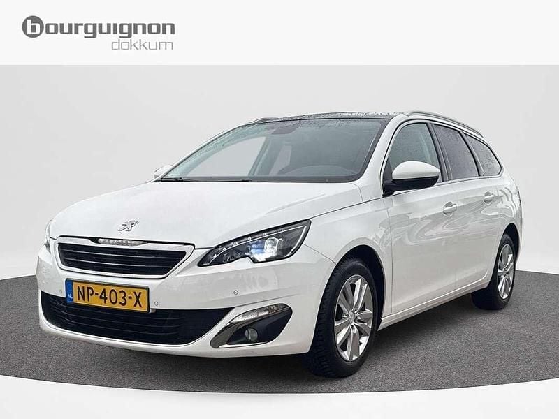 Wit Occasion 2017 Peugeot 308 SW Allure Stationwagen | € 6.950 (Super prijs) - Afbeelding 1/3