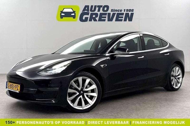 Zwart Gebruikt 2019 Tesla Model 3 Long Range Sedan | € 18.900 (Goede deal) - Afbeelding 1/4