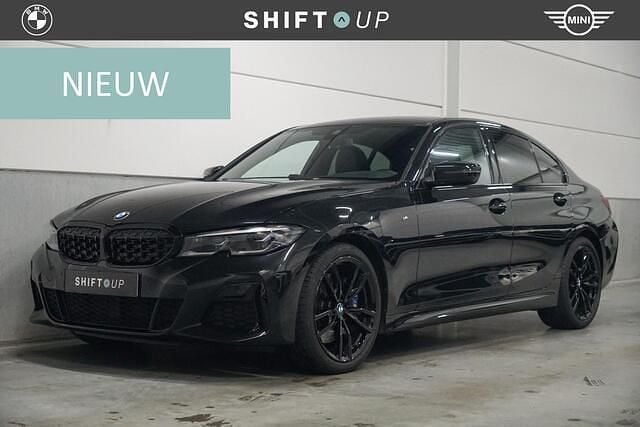 Zwart (metallic) Gebruikt 2022 BMW M340 M Sport Sedan | € 57.940 (Super prijs) - Afbeelding 1/3