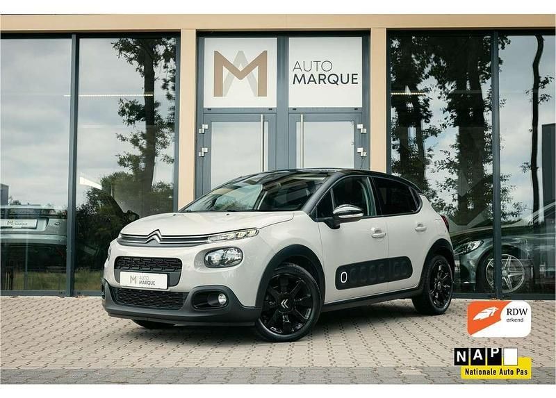 Grijs Gebruikt 2019 Citroën C3 PureTech Hatchback | € 9.450 (Eerlijke prijs) - Afbeelding 1/4