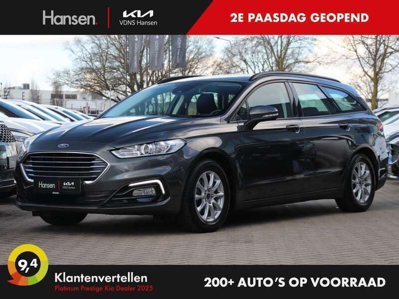 Grijs, metallic lak Gebruikt 2021 Ford Mondeo Titanium Stationwagen | € 21.945 (Eerlijke prijs) - Afbeelding 1/4