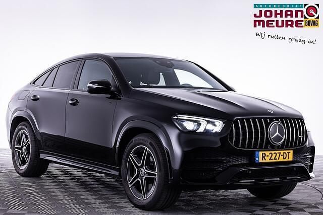 Zwart Gebruikt 2022 Mercedes GLE350 AMG line Coupé | € 69.900 (Super prijs) - Afbeelding 1/4