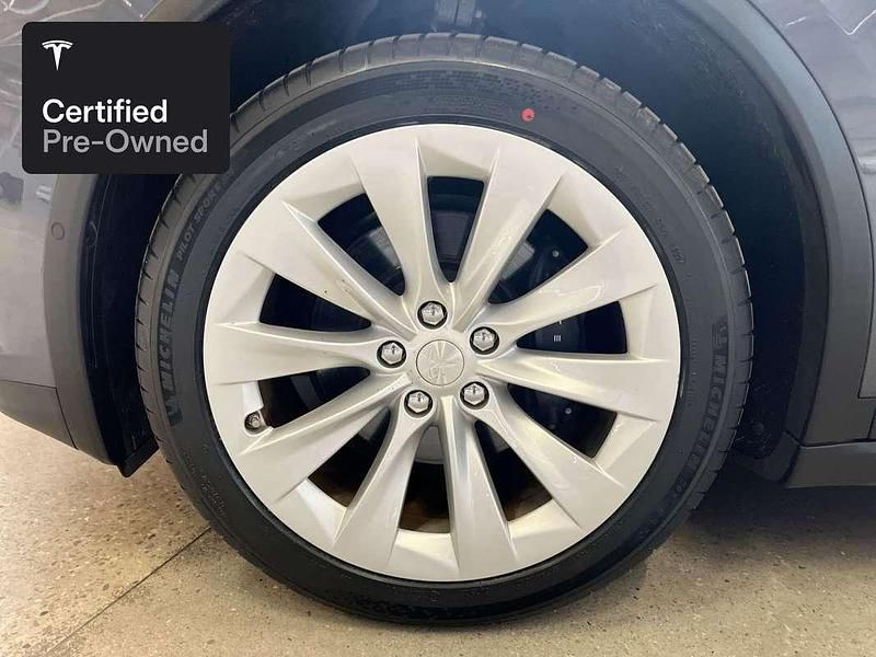 Occasion Tesla Model X Long Range AWD 309 kW (421 PK) 2020 Zilver SUV