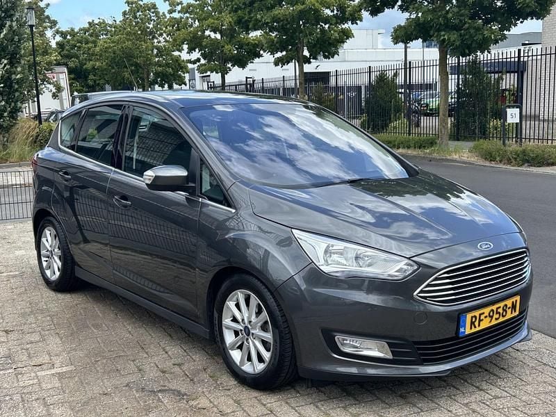 Grijs Gebruikt 2017 Ford C-MAX Titanium MPV | € 12.400 (Eerlijke prijs) - Afbeelding 1/4