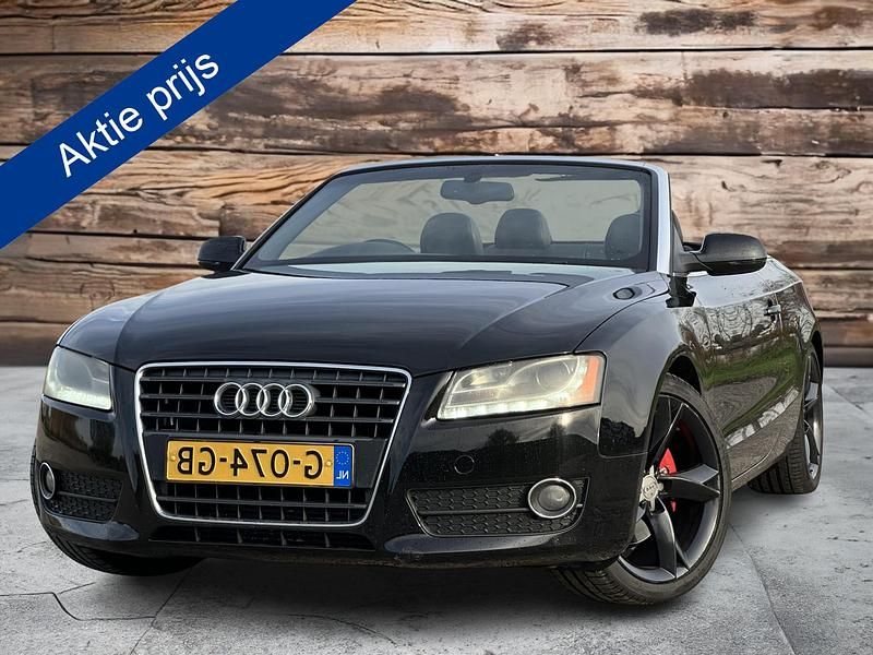 Zwart Gebruikt 2011 Audi A5 Cabriolet Proline Cabriolet | € 9.950 (Super prijs) - Afbeelding 1/4