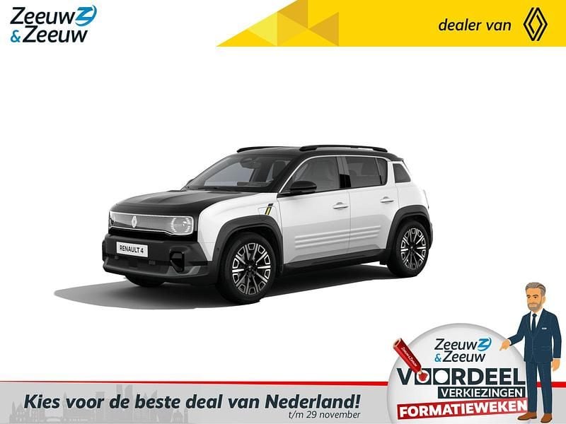 Blanc glacier Nieuw 2025 Renault R4 Iconic SUV | € 35.940 - Afbeelding 1/4