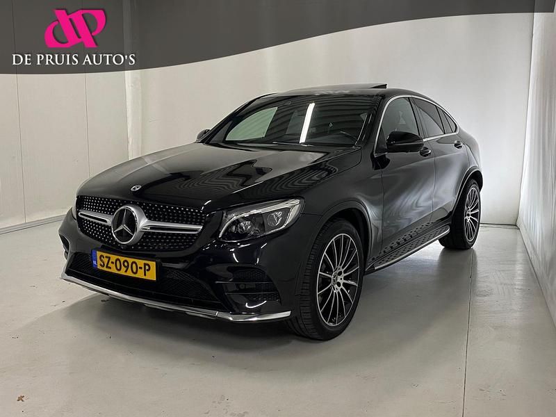 Zwart Occasion 2017 Mercedes GLC250 Premium Plus Coupé | € 28.950 (Eerlijke prijs) - Afbeelding 1/4