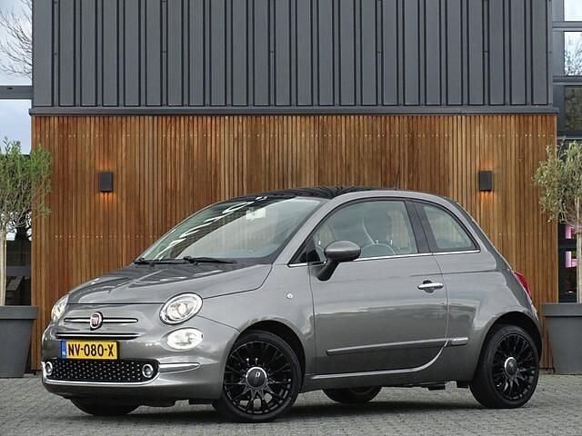 Grijs Gebruikt 2017 Fiat 500 Lounge Hatchback | € 7.995 (Goede deal) - Afbeelding 1/4