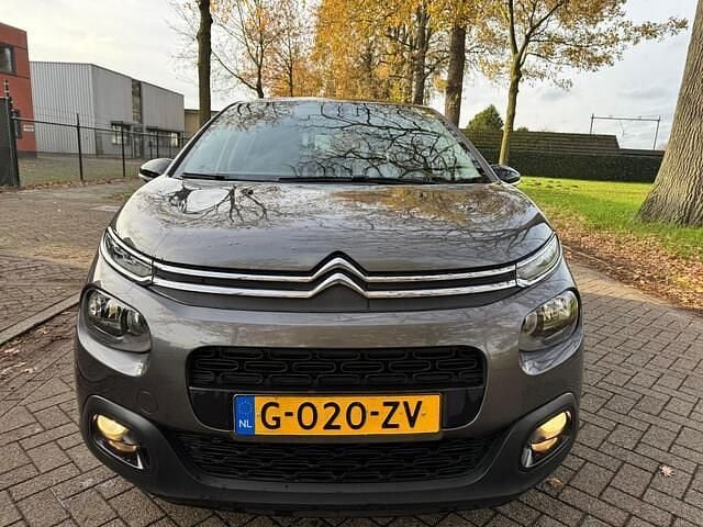 Grijs Gebruikt 2019 Citroën C3 Feel Hatchback | € 9.999 (Goede deal) - Afbeelding 1/4