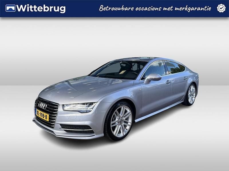 Grijs Gebruikt 2017 Audi A7 Sportback Proline Hatchback | € 25.450 (Eerlijke prijs) - Afbeelding 1/4