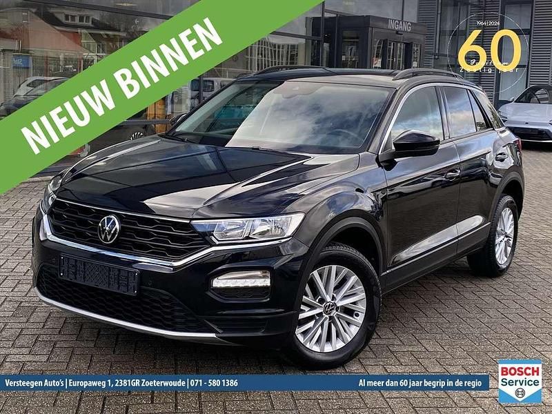 Zwart Gebruikt 2021 VW T-Roc Style SUV | € 20.950 (Super prijs) - Afbeelding 1/4