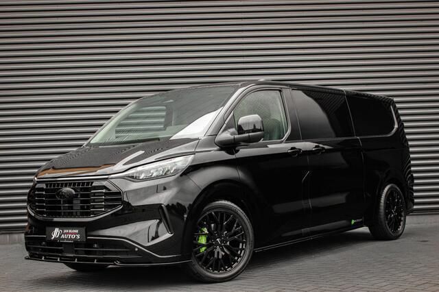 Zwart Nieuw 2024 Ford Transit Custom Limited Van | € 41.945 (Eerlijke prijs) - Afbeelding 1/4