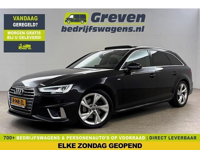 Zwart Gebruikt 2020 Audi A4 S-Line Stationwagen | € 23.900 (Eerlijke prijs) - Afbeelding 1/4