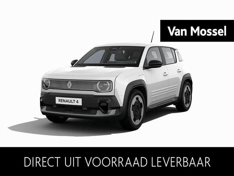 Wit Nieuw 2025 Renault 4 E-Tech Evolution SUV | € 32.190 (Super prijs) - Afbeelding 1/3