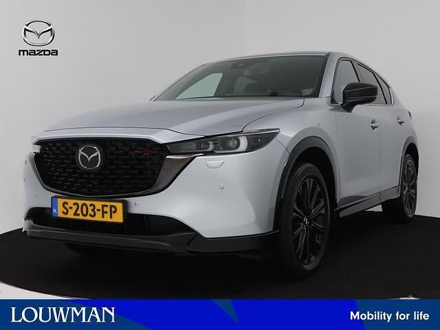 Sonic silver (grijs metallic) Gebruikt 2023 Mazda CX-5 Homura-Line SUV | € 38.945 (Iets duurder) - Afbeelding 1/4
