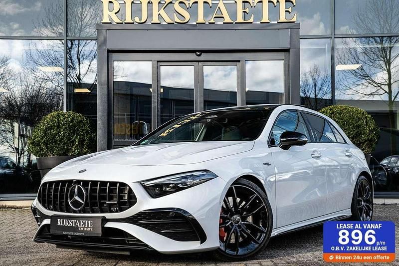 Wit, metallic lak Gebruikt 2023 Mercedes A35 AMG AMG Hatchback | € 55.900 (Duur) - Afbeelding 1/4