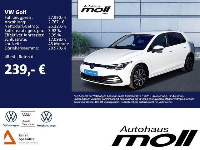 Wit Gebruikt 2023 VW Golf VIII Active Sedan | € 28.175 (Goede deal) - Afbeelding 1/4