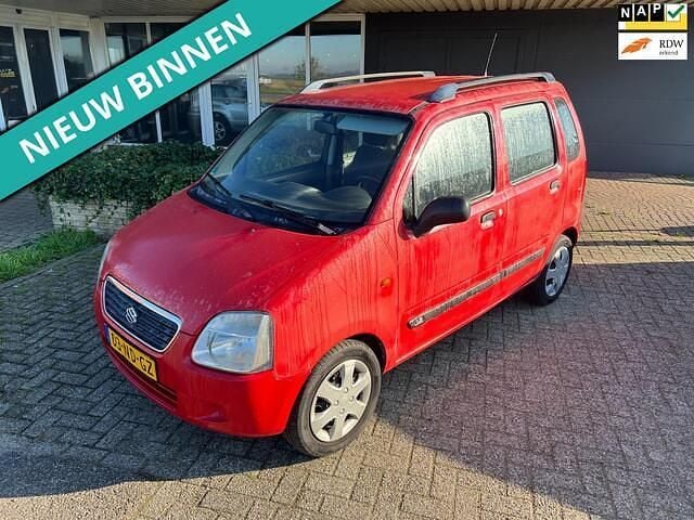 Rood Gebruikt 2003 Suzuki Wagon R GLS Hatchback | € 1.350 (Eerlijke prijs) - Afbeelding 1/4