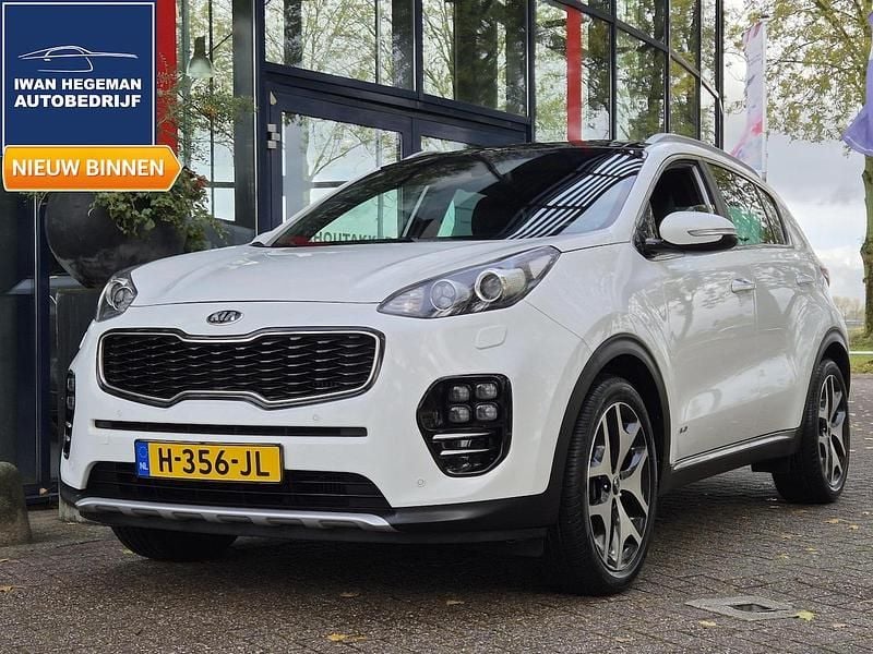 Wit Gebruikt 2017 Kia Sportage GT-Line SUV | € 22.390 (Eerlijke prijs) - Afbeelding 1/3