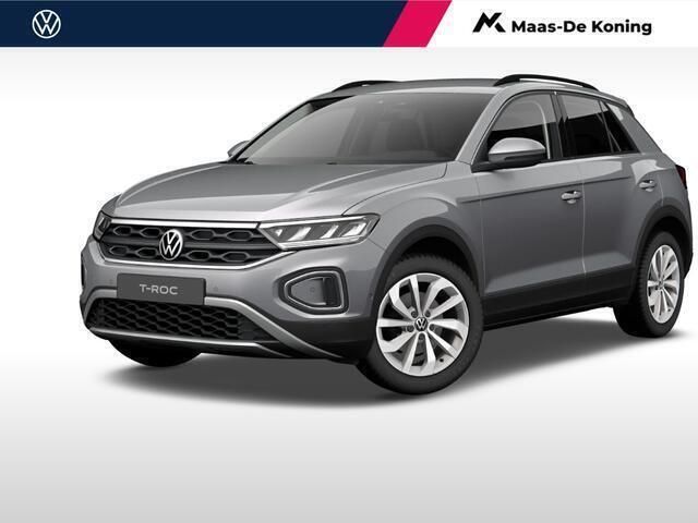 Zwart Nieuw 2025 VW T-Roc Edition SUV | € 41.790 (Goede deal) - Afbeelding 1/4